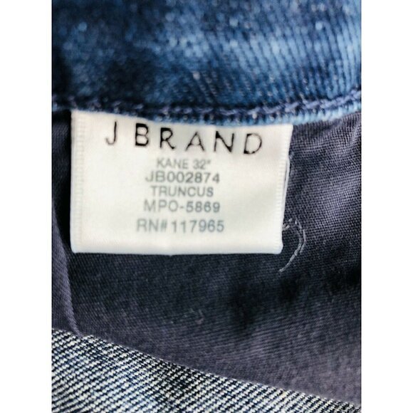 J Brand Men's Blue Denim Kane Straight Eco Wash Jeans Truncus Size 29 JB002874 - Picture 5 of 11